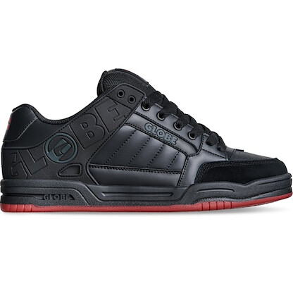Globe Men's Tilt Skate Shoe Black/Red/Charcoal - GBTILT-10801