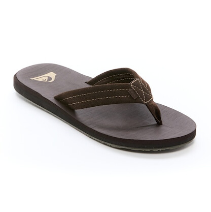 Quiksilver Men's Carver Suede Core Sandal Dark Brown -  CQ10086M_GXYBAG26_M-E-Dk