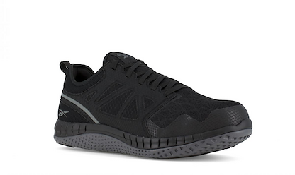 Reebok Work Men's Zprint Steel Toe ESD Athletic Work Shoe Black/Grey - RB4251