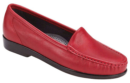 SAS Women's Simplify Slip On Loafer Red - 1550-009