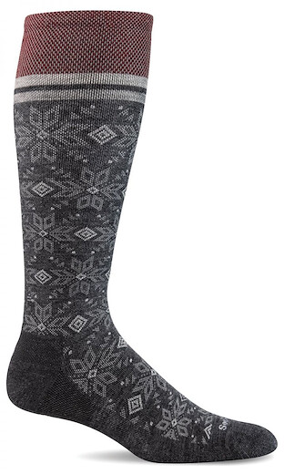 Sockwell Women's Winterland Moderate Graduated Compression Socks Charcoal - SW92W-850
