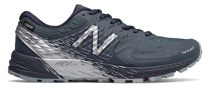 New Balance Women's Summit Q.O.M. GTX Trail Running Shoe Light Petrol with Pigment - WTSKOMGT