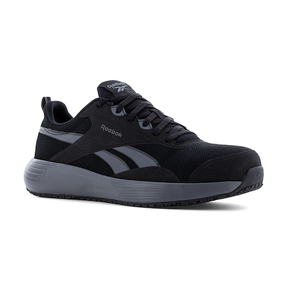 Reebok Work Men's Lite Plus 4 Composite Toe Athletic Work Shoe Black/Grey - RB5102