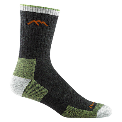 Darn Tough Men's Hiker Micro Crew Midweight with Cushion Hiking Sock Lime - 1466-LIME