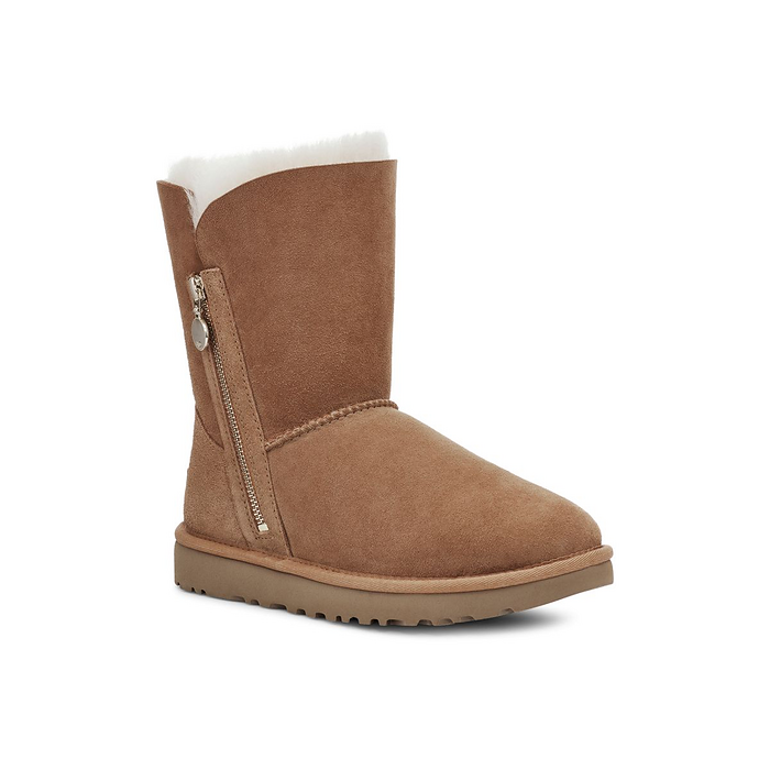 UGG Women's Bailey Zip Short Chestnut - 1112480-CHE