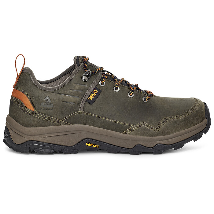 Teva Men's Riva Waterproof Hiking Shoe Dark Olive/Orange - 1123771-DOOR
