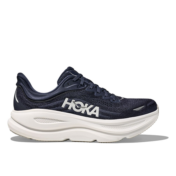 HOKA Men's Bondi 9 Running Shoes Varsity Navy/White - 1162011-VYN