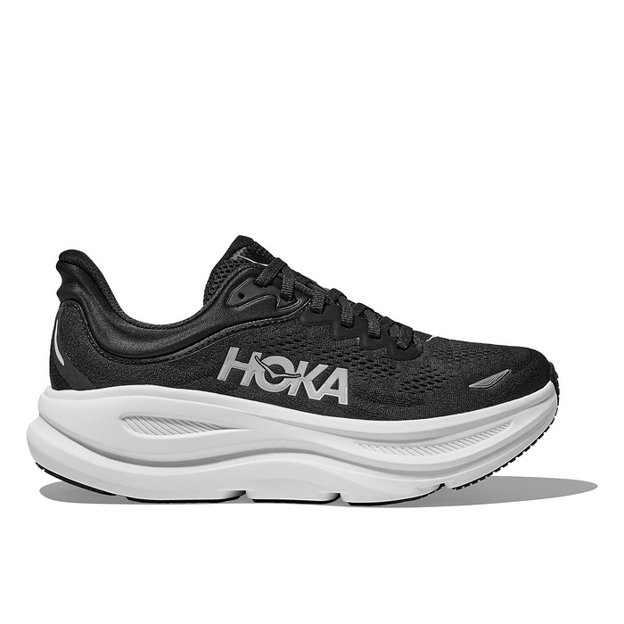 HOKA Men's Bondi 9 X-Wide Running Shoes Black/White - 1162015-BWHT