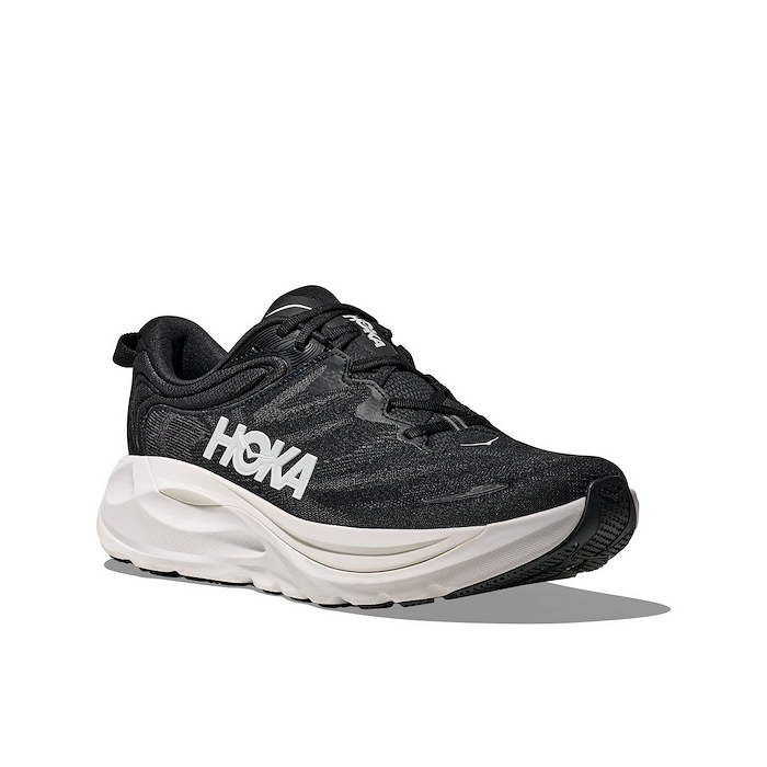 HOKA Men's Gaviota 6 X-Wide(4E) Running Shoe Black/White - 1171936-BWHT