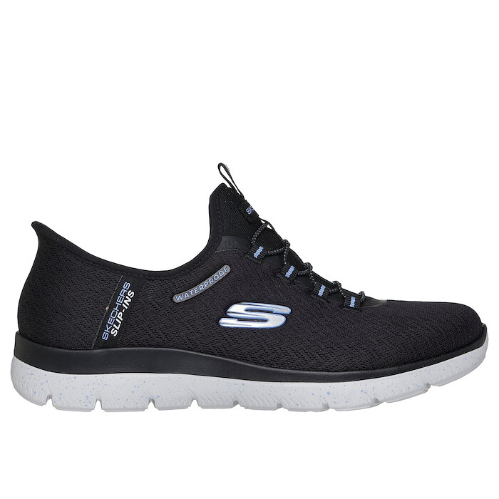 Skechers Women's Slip-ins: Summits - Best Choice Black/Light Blue - 150199-BKLB