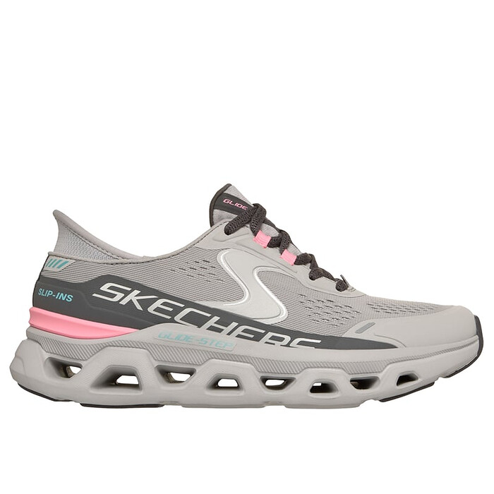 Skechers Womens Slip-ins: Glide-Step Altus Slip-in Shoes Gray/Pink - 150510-GYPK