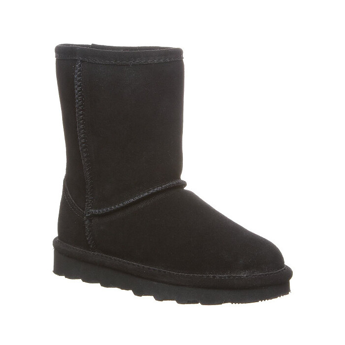 BEARPAW Youth Girls' Elle Zipper Boot Black - 1962Y-011