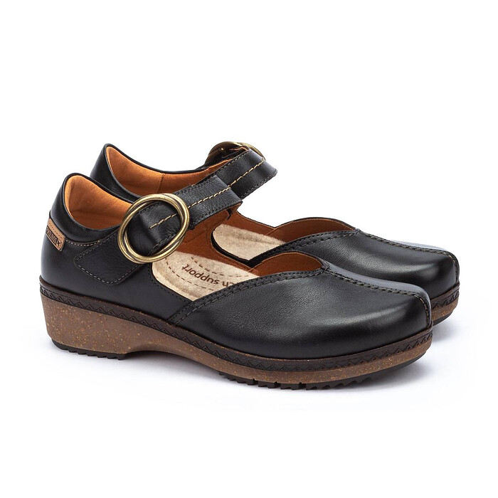 Pikolinos Women's Granada Mary Jane Black - W0W-4837-BLACK
