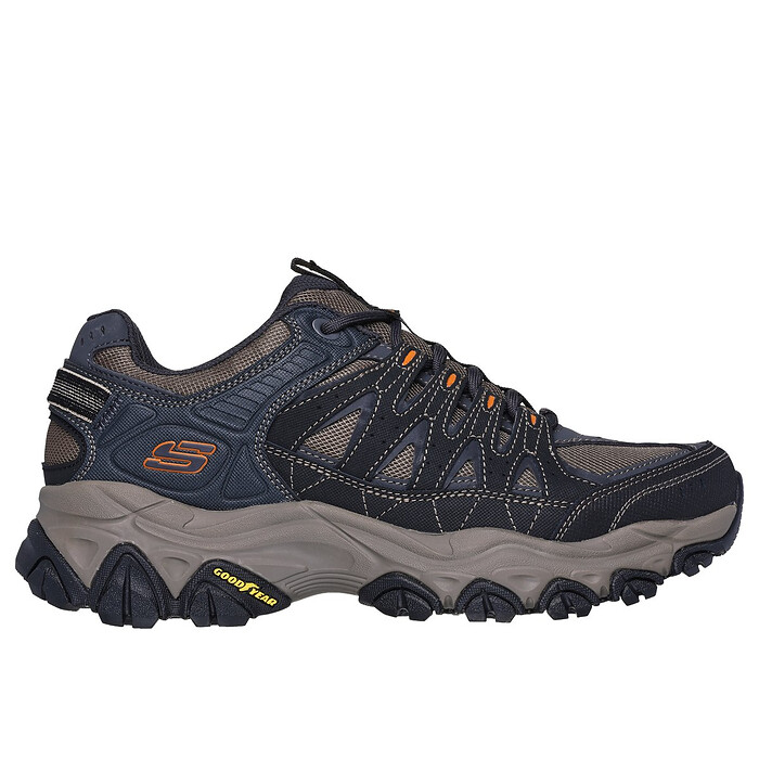 Skechers Men's After Burn M.Fit 2.0 Mens Outdoor Shoe Charcoal/Gold - 237608-CCGD