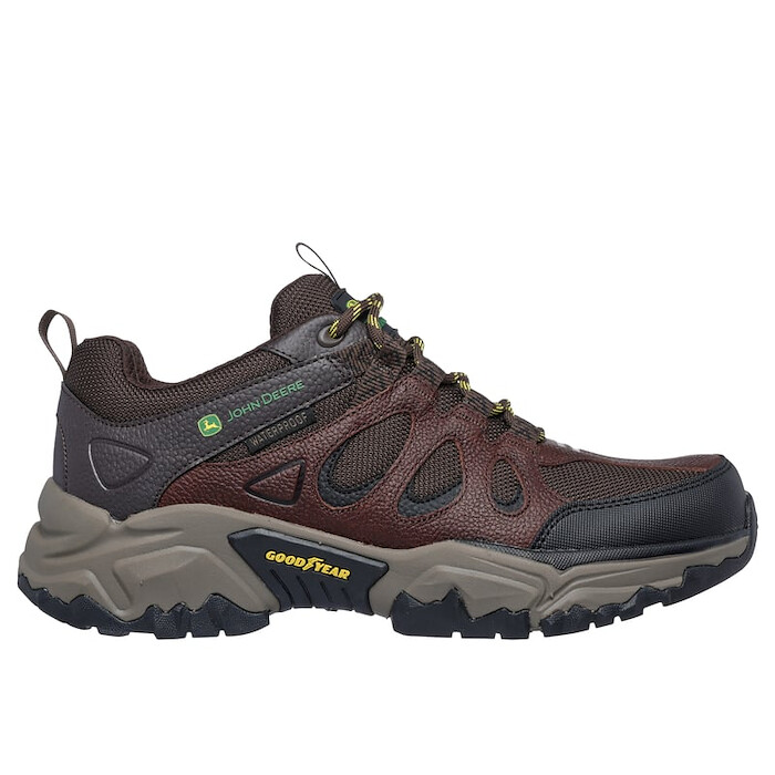 Skechers x John Deere Men's Terraform Dunlow Hiking Boot Red/Brown - 256005-RDBR