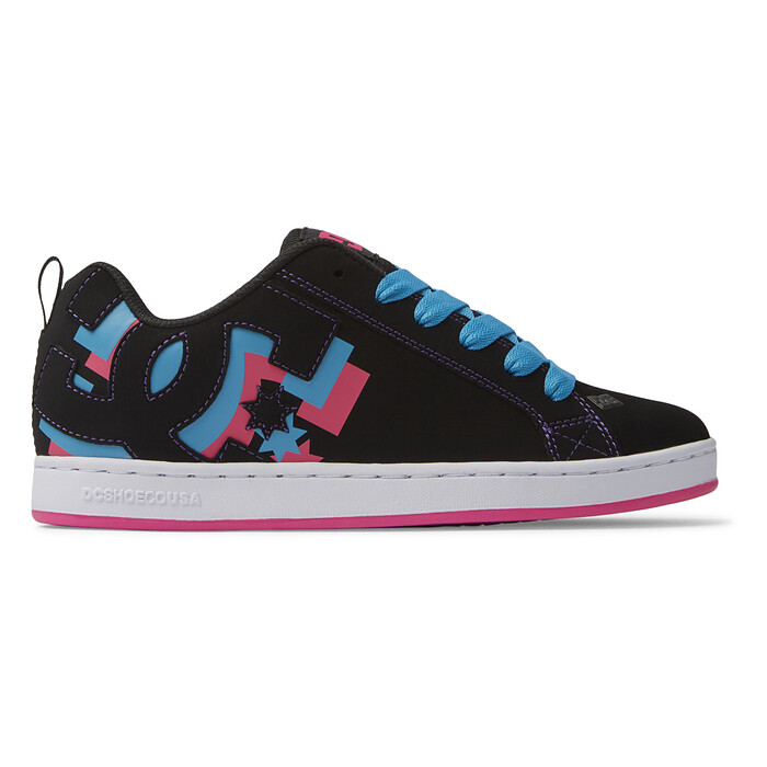 DC Shoes Women's Court Graffik Shoes Neon Lights - 300678-NEL