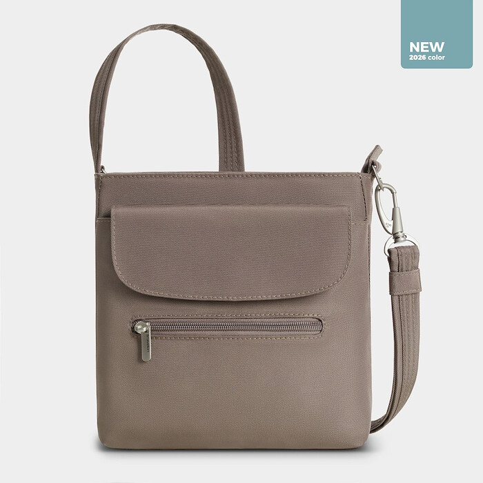 Travelon Anti-Theft Classic Mini Shoulder Bag Hazelnut - 42459-735