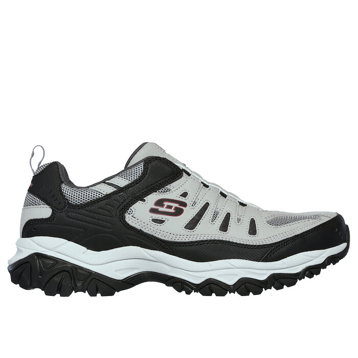 Skechers Men's Afterburn M. Fit Slip-On Sneaker Gray/Black - 51866-GYBK