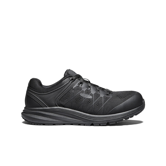 KEEN Utility Men's Vista Energy Carbon Fiber Toe Work Shoes Black/Raven - 1024586