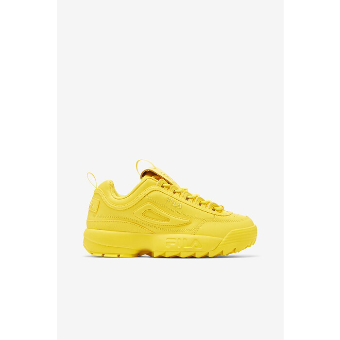 FILA Women's Disruptor II Sneaker Buttercup/Buttercup/Buttercup - 5XM01763-702