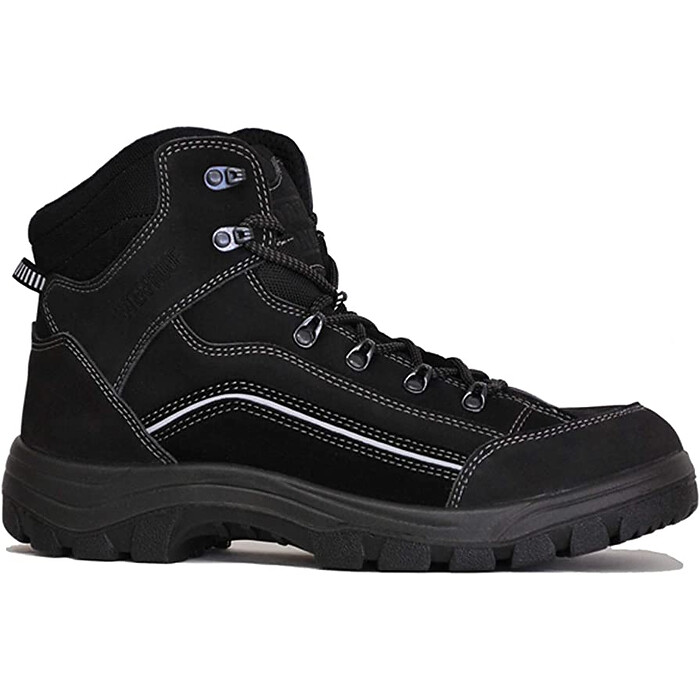 WORK ZONE Men's 6" Composite Toe Waterproof Work Boot Black - C640BLK