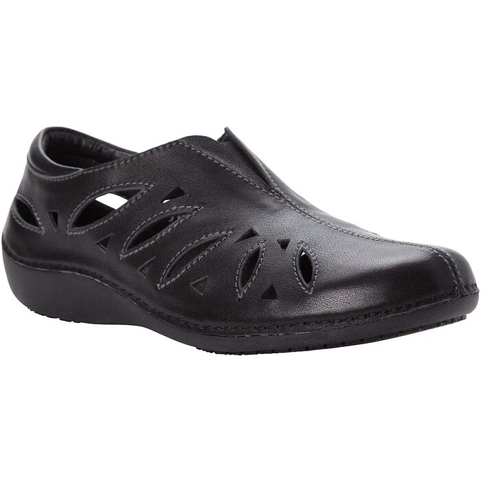 Propet Women's Cami Slip-On Black Leather - WCX034LBLK