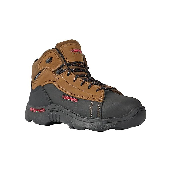 HOSS Men's Lawngrips Bent Waterproof Hiker Boot Brown Crazy Horse- 2002