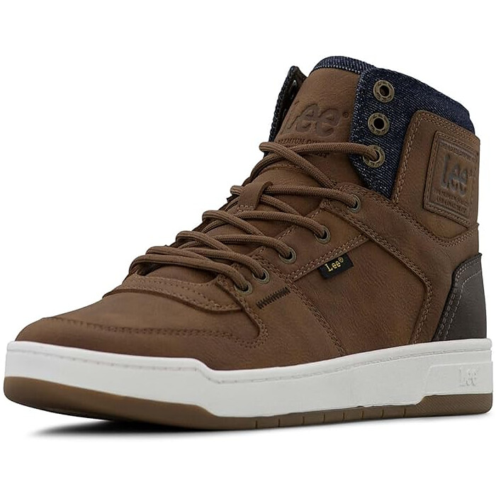 Lee Men's Daybreaker Hi-Top Sneaker Chocolate - M000065-2516