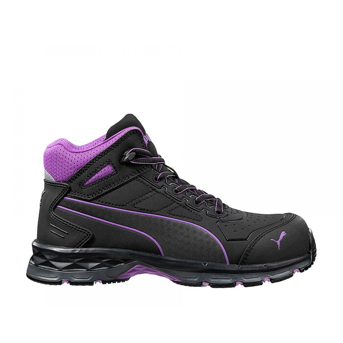 PUMA Safety Women's Stepper 2.0 Mid Composite Toe Work Boot Black -  633895