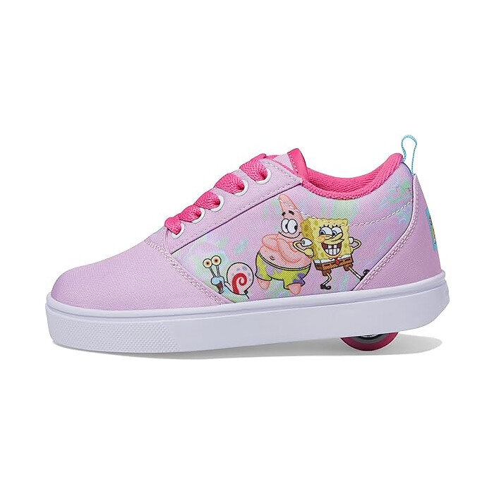 Heelys Girls' Pro 20 Prints Spongebob Shoes Pink/LightPink/Aqua - HE01096680-PKLPAQ