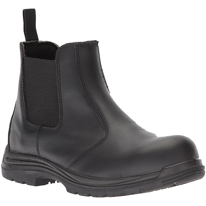 Avenger Men's Black Widow Chelsea Composite Toe EH Work Boot Black - A1700