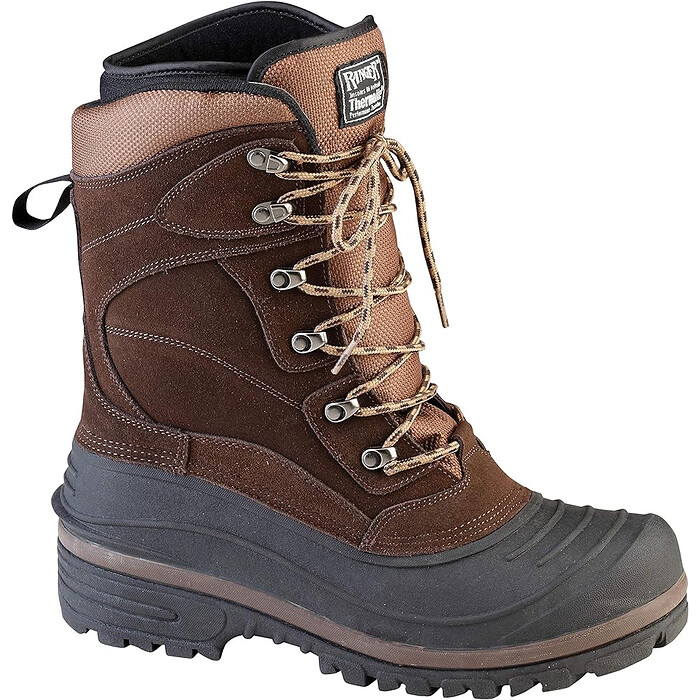 Ranger Men's Apun Insulated Snow Boots Chocolate Brown/Otter - RP613-BRN