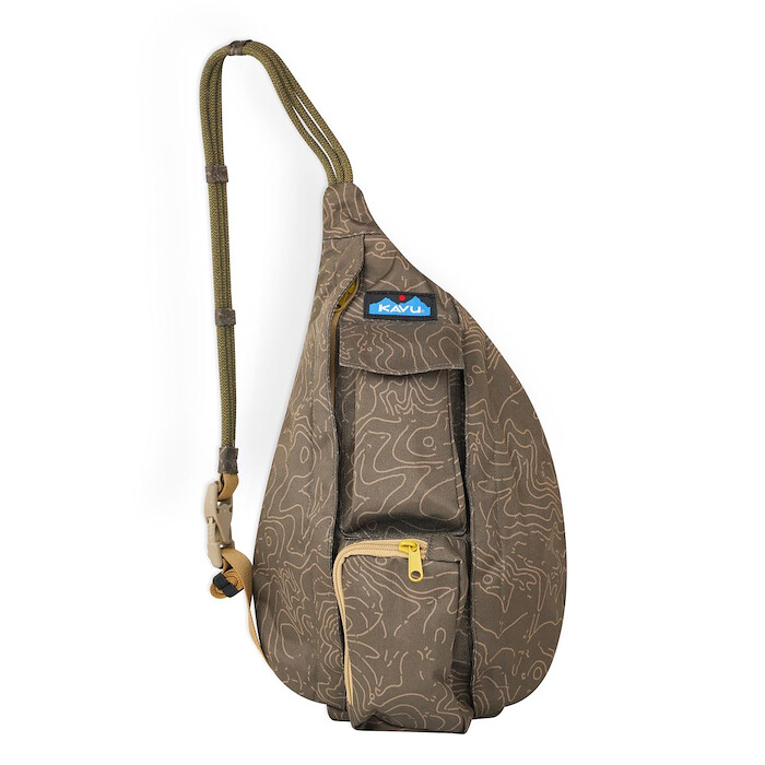 KAVU Unisex Mini Rope Sling Olive Topo - 9191-2628