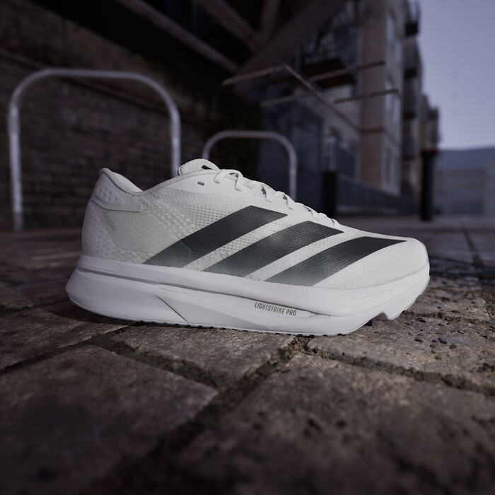 Adidas Men's Adizero SL2 Running Shoes Cloud White/Core Black/Dash Grey - JQ0351