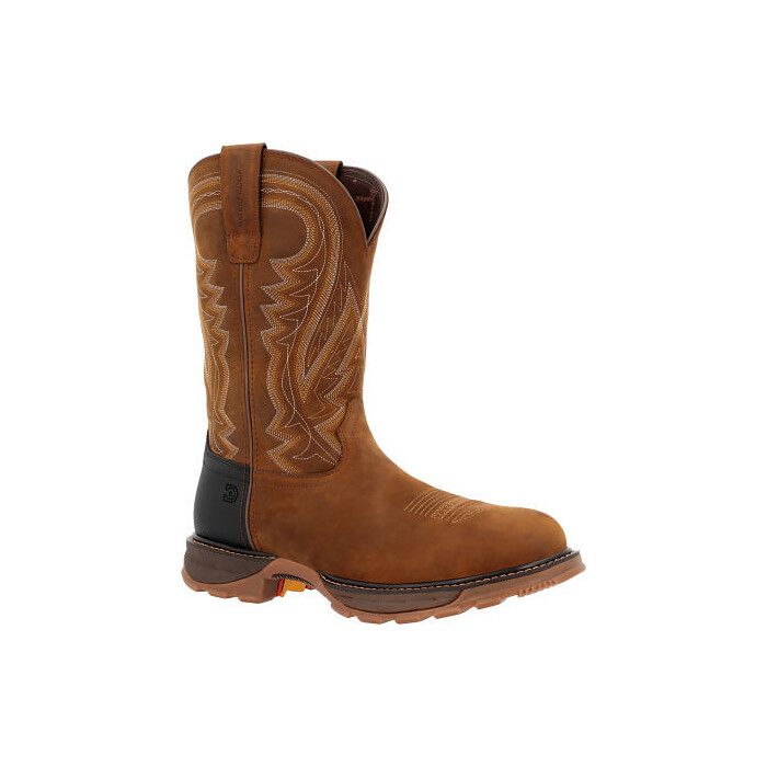 DURANGO WORK Men's 11" Maverick XP™ Steel Toe Waterproof Western Work Boot Coyote Brown - DDB0403