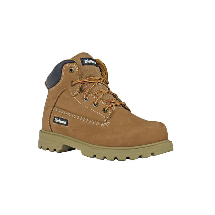 DieHard Footwear Men's 6" Charger Soft Toe Work Boot Wheat - DH60885