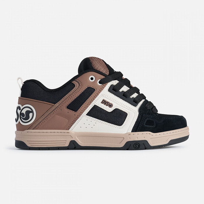 DVS Men's Comanche Skate Shoe Black/Taupe/Brown - DV01312003