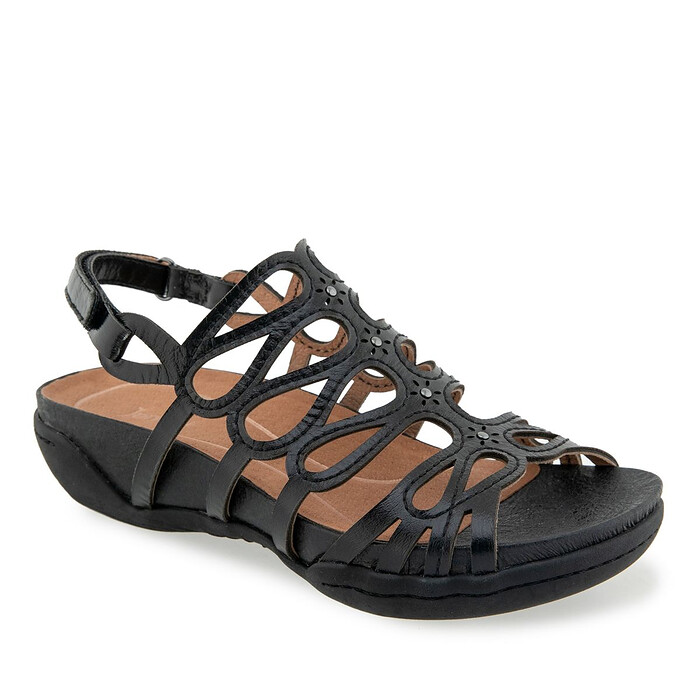 Jambu Women's Miriam Sandal Black - J6MRM01