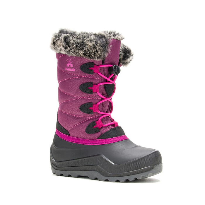 Kamik Unisex Kids' Snoangel Grape Snow Boots - NF4442-GRA