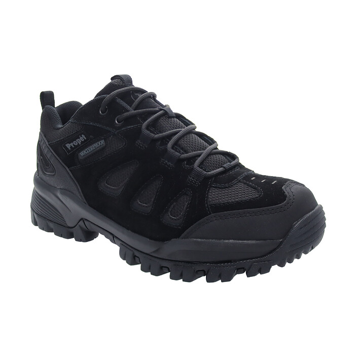 Propet Men's Ridge Walker Low Hiking Shoe All Black - M3598ABL