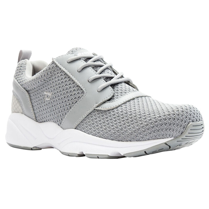 Propet Men's Stability X Walking Shoe Light Grey - MAA012MLGR