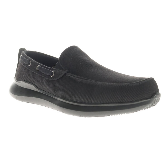 Propet Men's Viasol Black Canvas Slip-On - MCX044CBLK