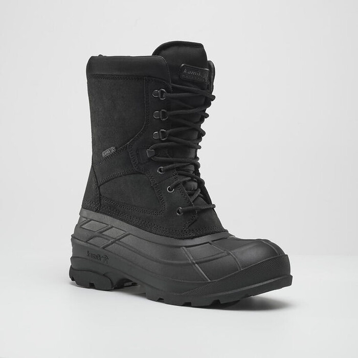 Kamik Men's Nationplus Black Snow Boot - WK0097-BLK