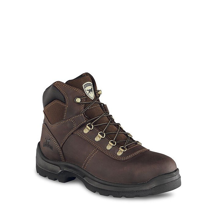 Red Wing Irish Setter Men's 6" Ely Steel Toe Work Boot Brown - 83608