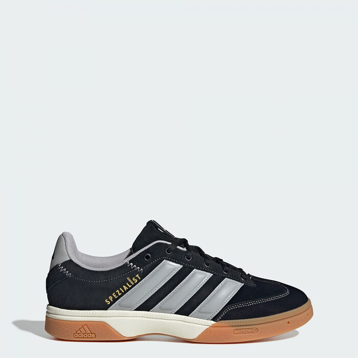 Adidas Men's Spezialist Indoor Handball Shoes Black/Grey/Gold Metallic - JS1719