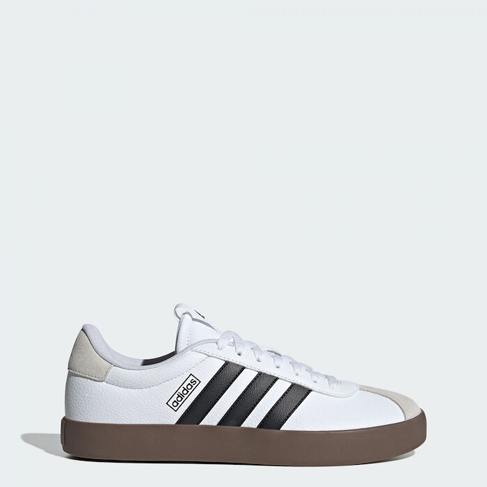 Adidas Men's VL Court 3.0 Sneaker White/Black/Grey - ID6285
