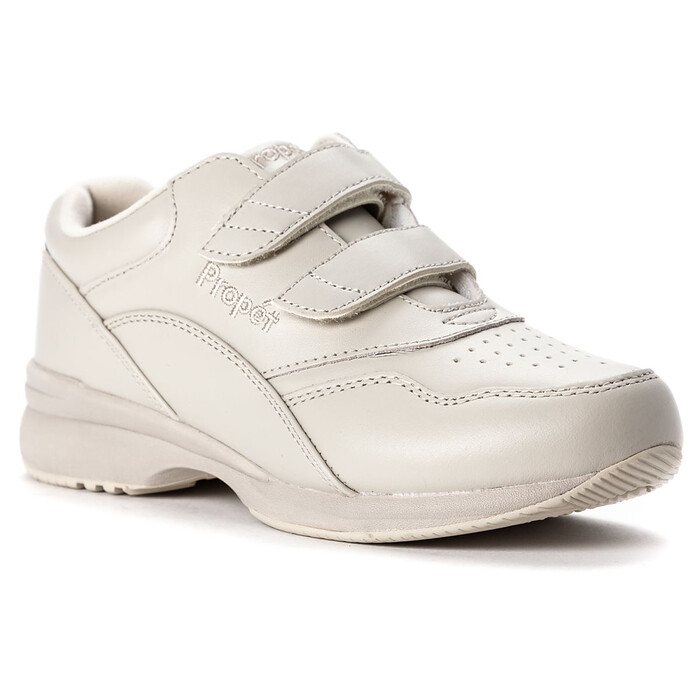 Propet Women's Tour Walker Strap Sport White Leather - W3902SW
