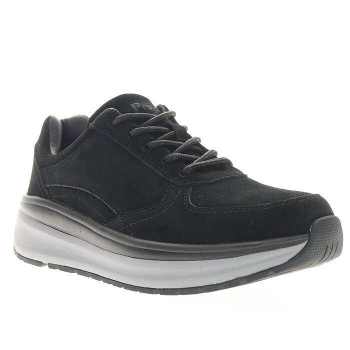 Propet Women's Ultima Walking Shoe Black Suede - WAA302SBS