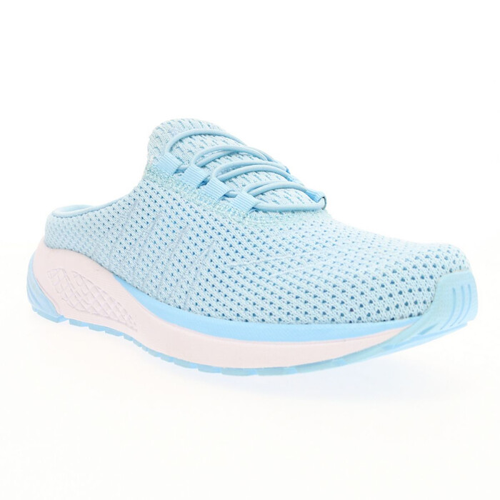 Propet Women's Tour Knit Slide Baby Blue - WAO001MBBL