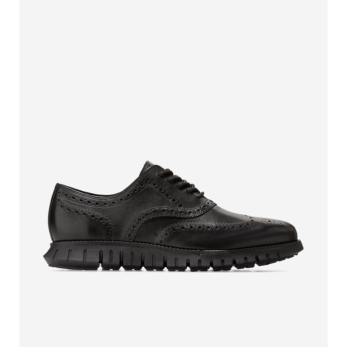 Cole Haan Men's ZERØGRAND Remastered Wingtip OxfordBlack/Black - C39601